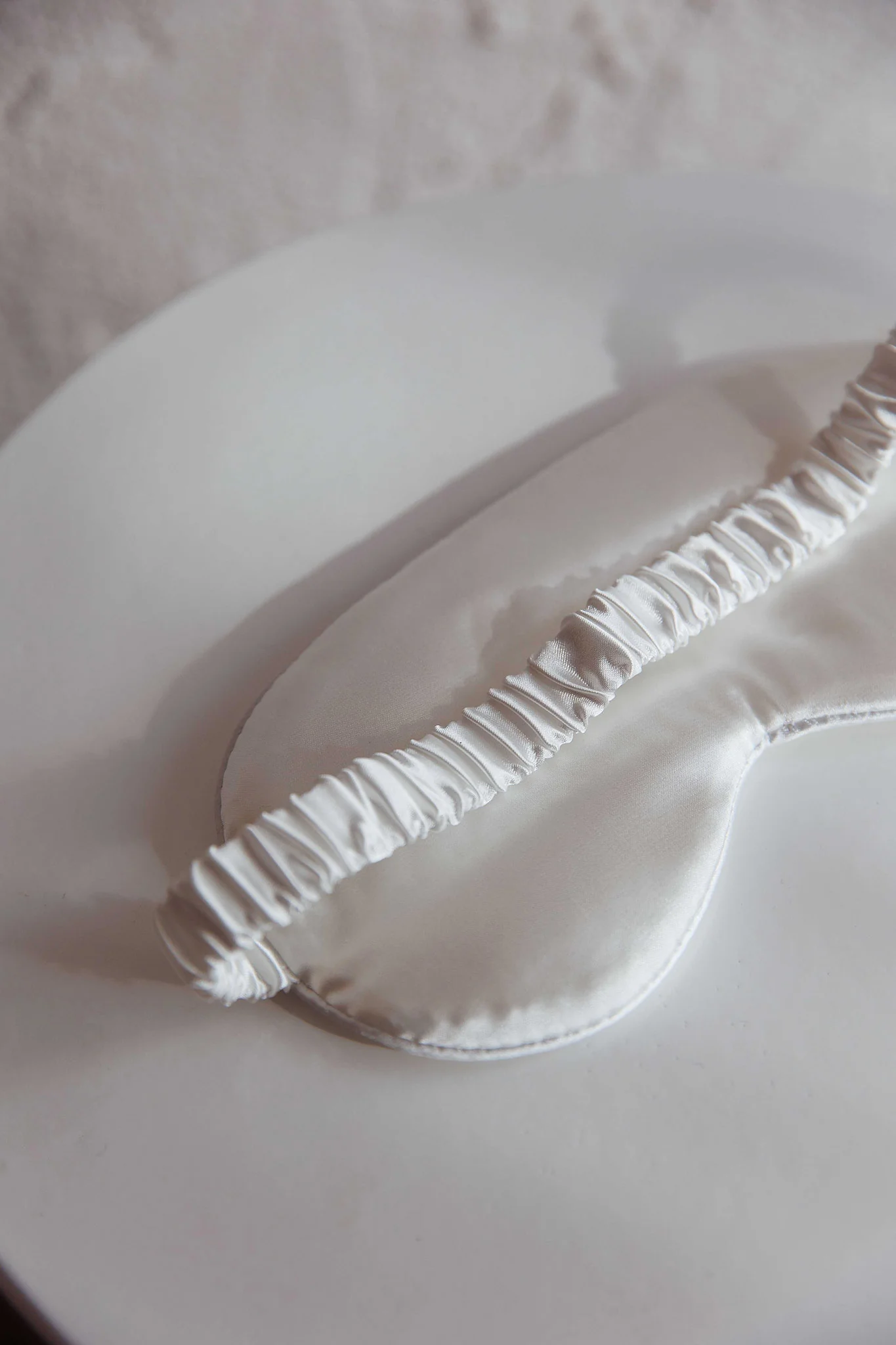 Sweet Dreams Satin Eye Mask White
