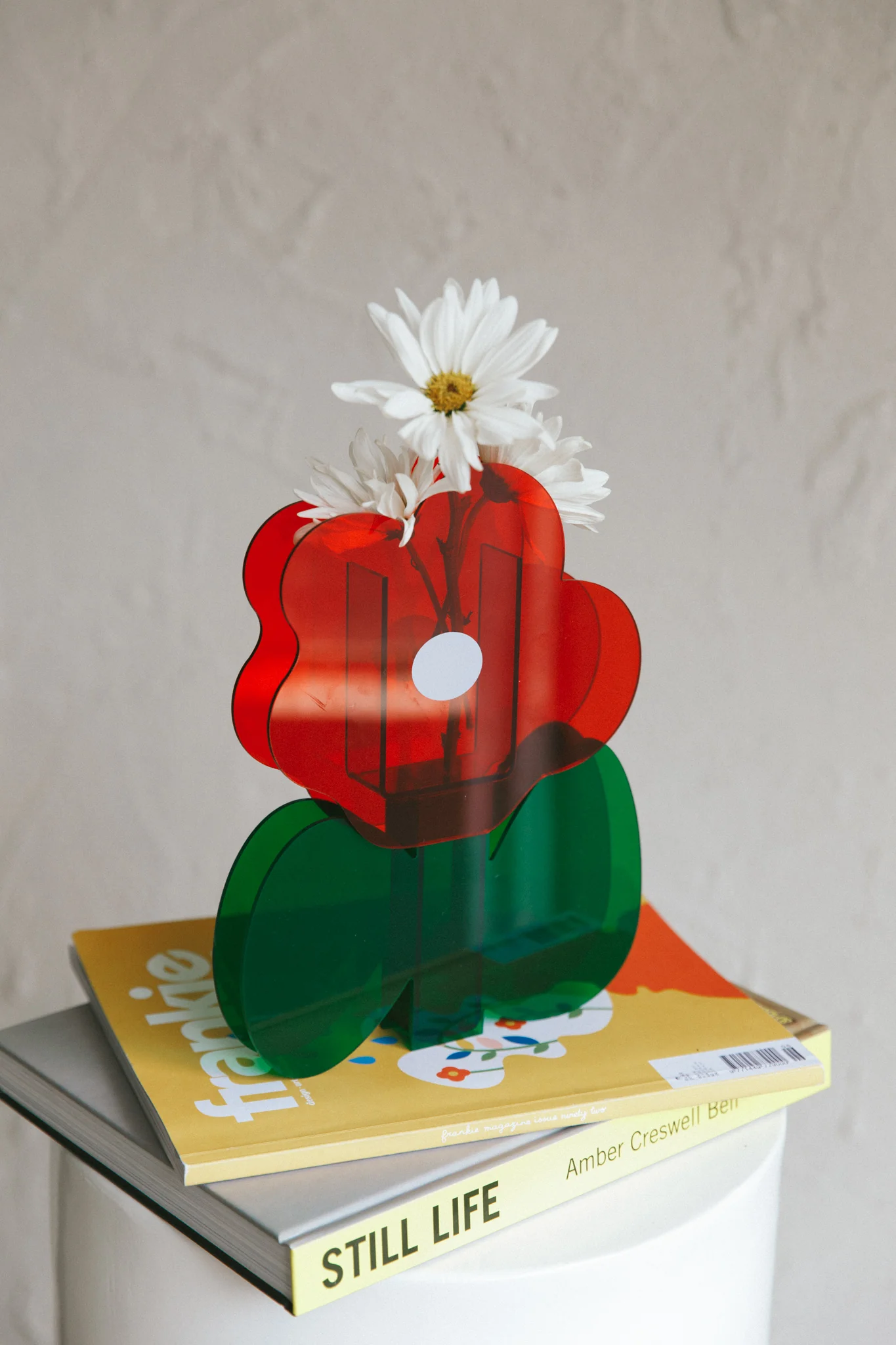 Zephyr Eco-friendly Acrylic Vase Red