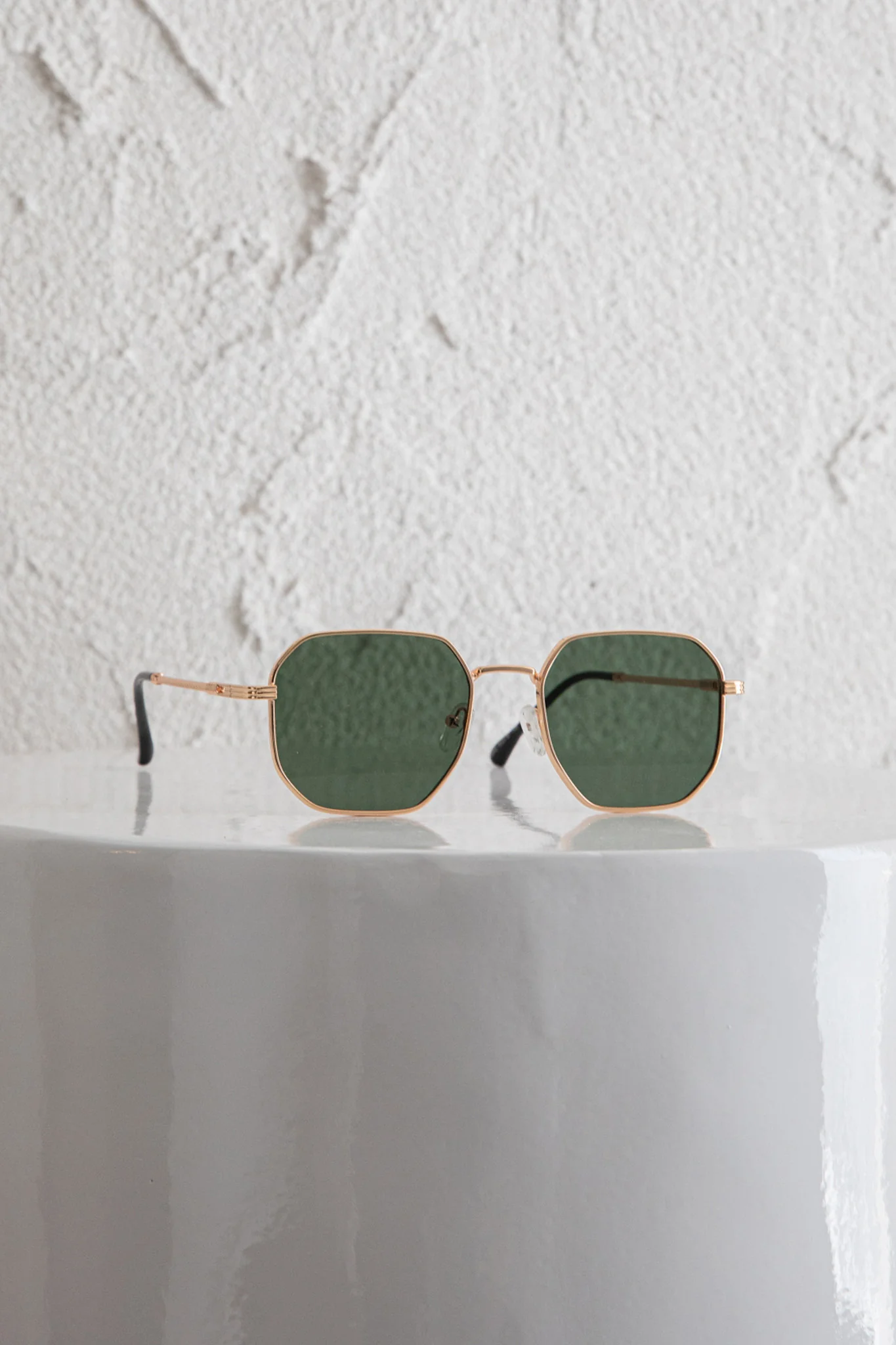 Sahara Aviator Sunglasses Dark Green