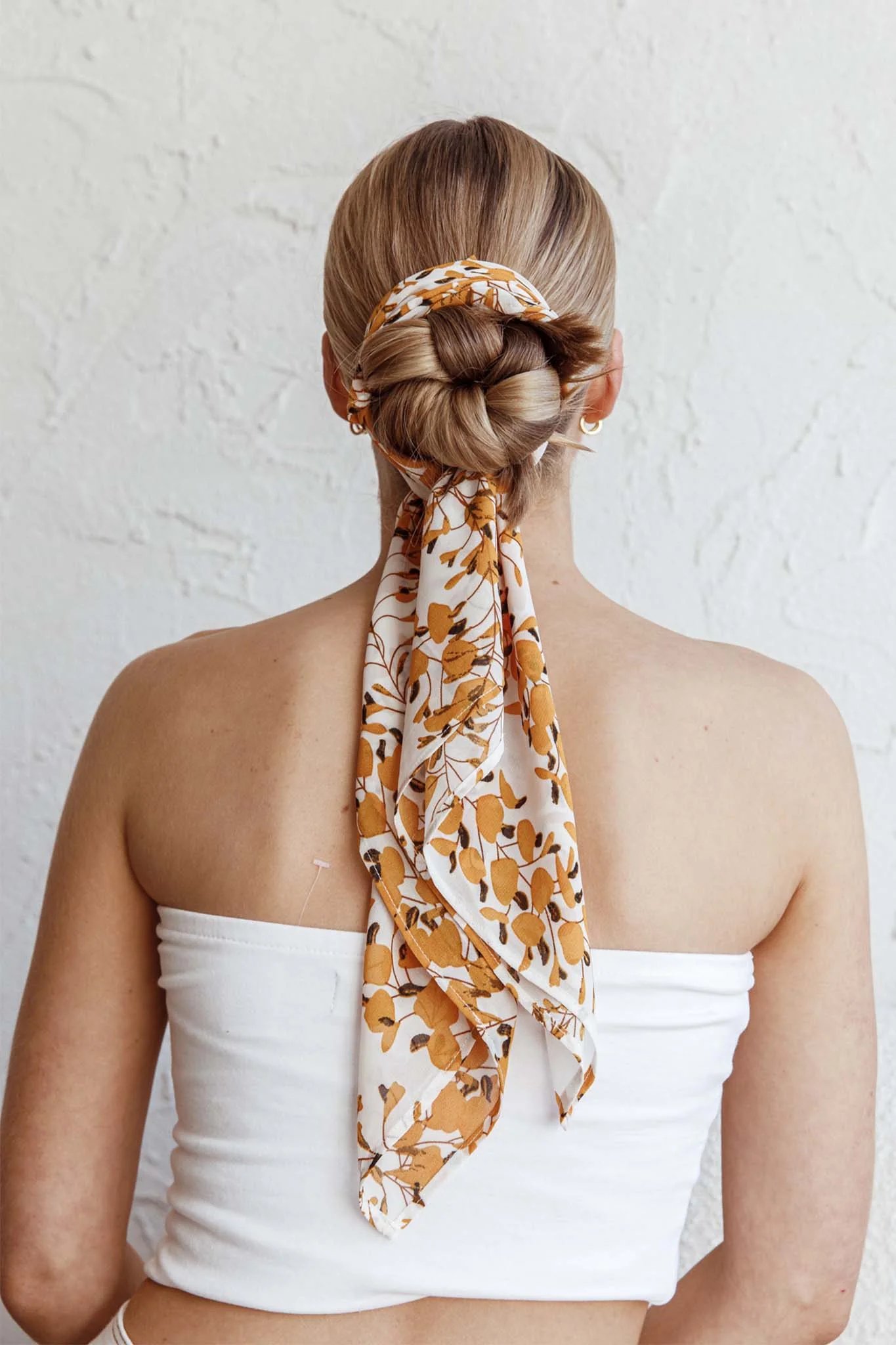 Sundaze Square Scarf Botanic Yellow