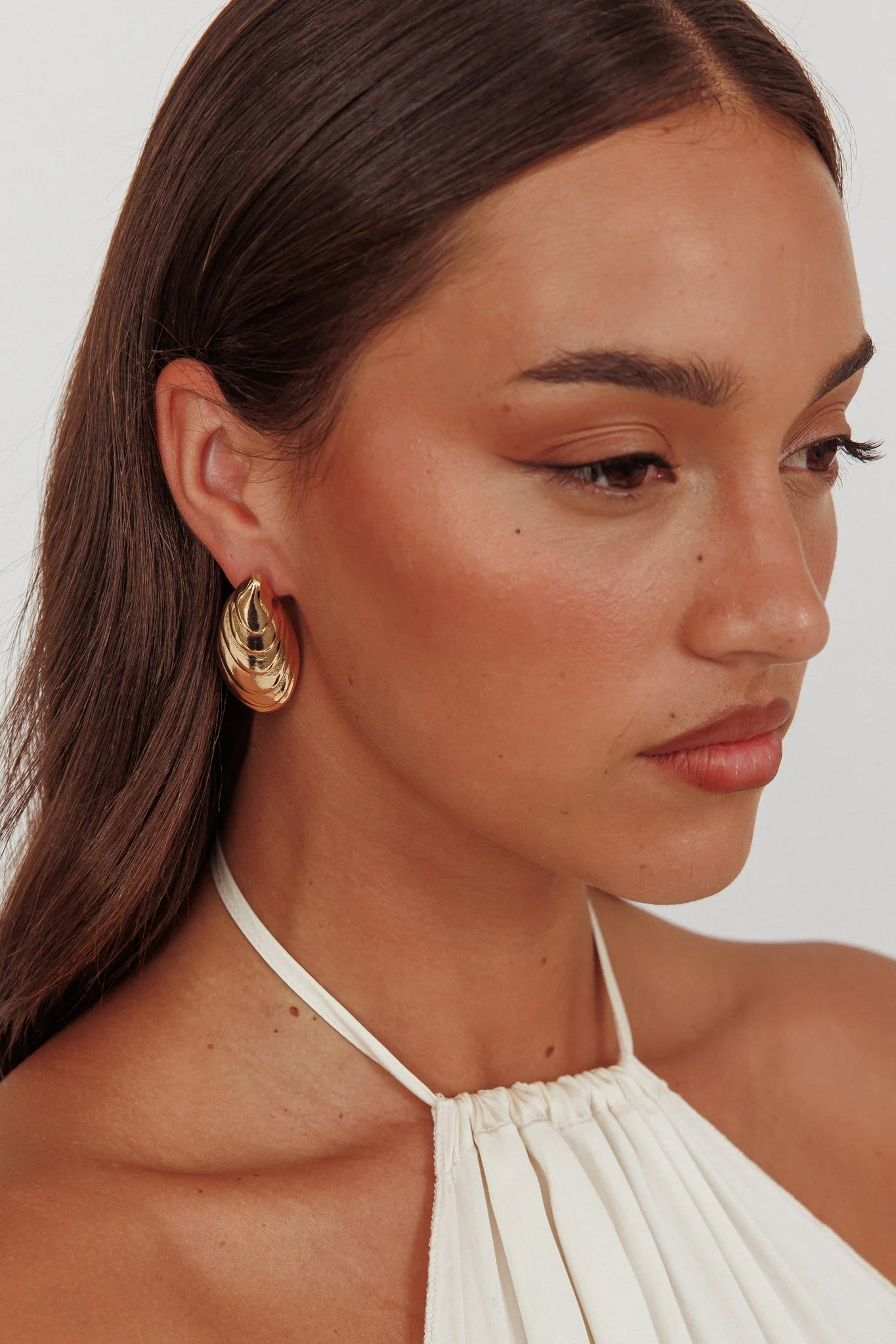 Pippy Shell Earrings Gold