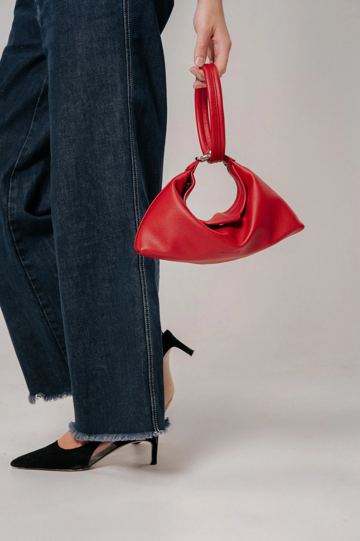 TEN TONES Aurelia Hobo Bag Red