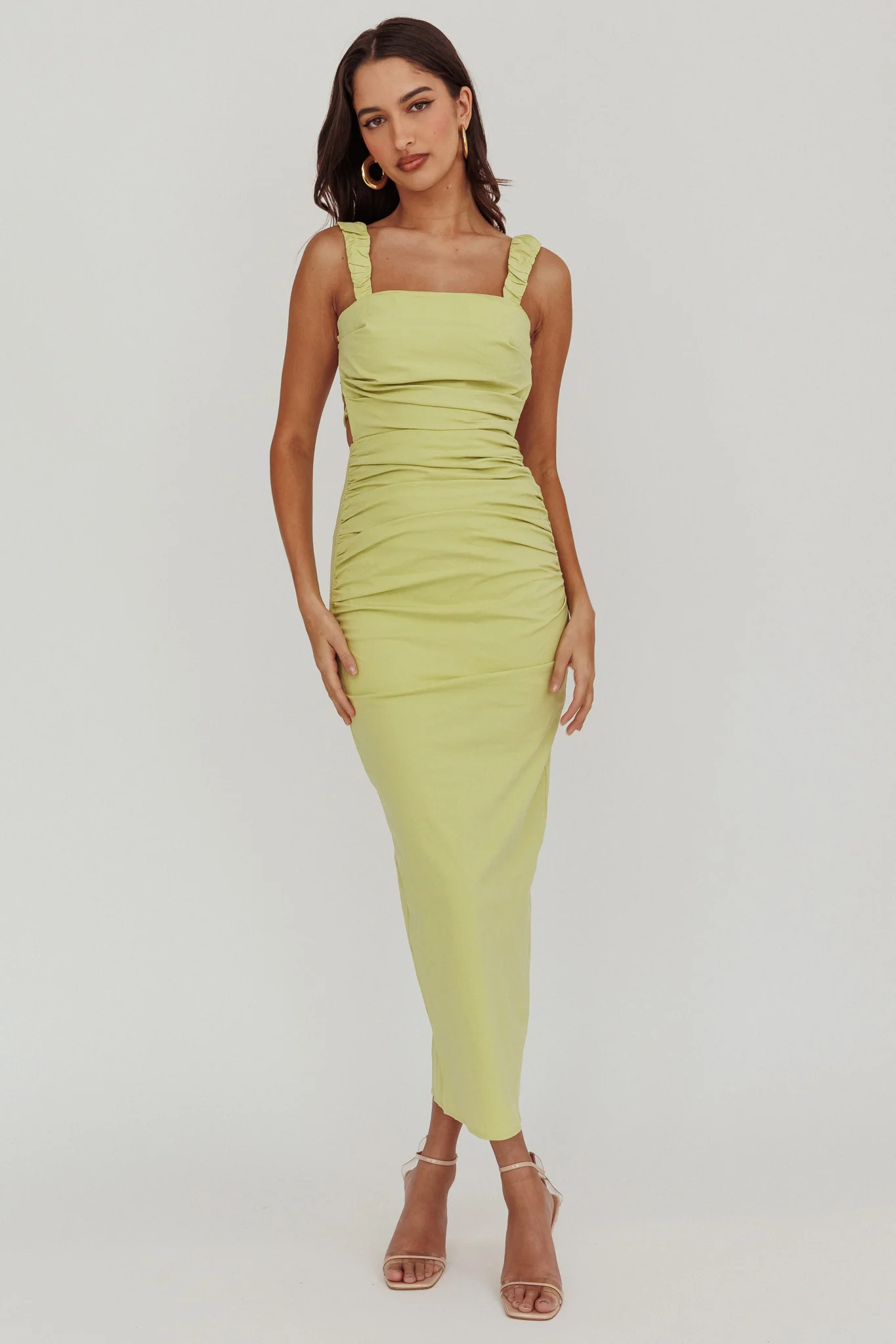 Dream Crush Lace-Up Back Maxi Dress