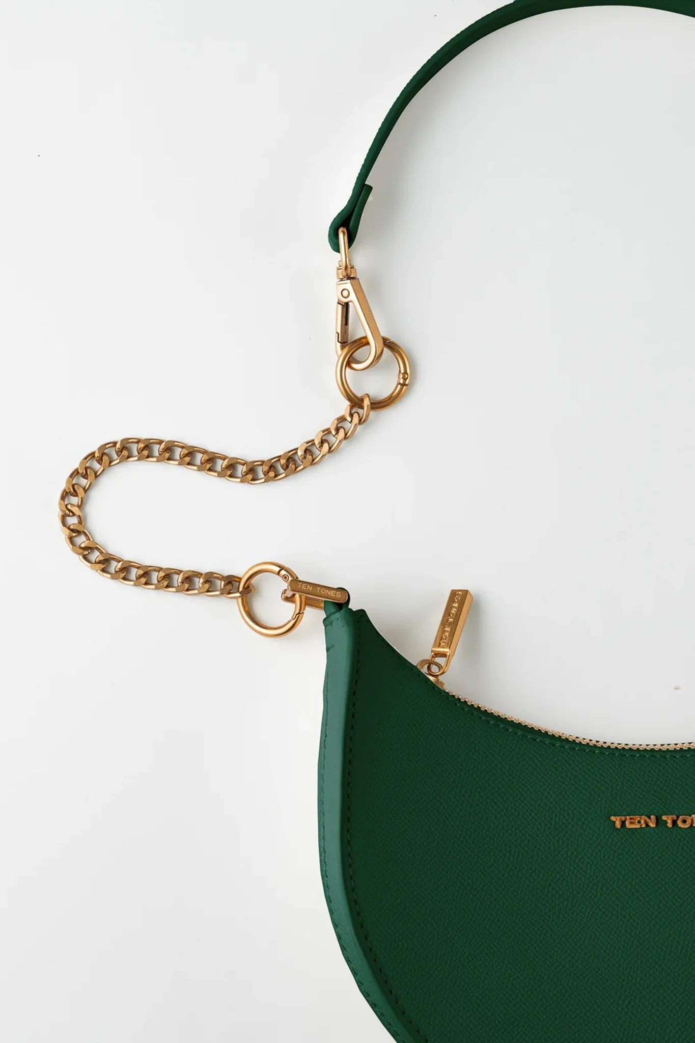 TEN TONES Grayson Moon Bag Green