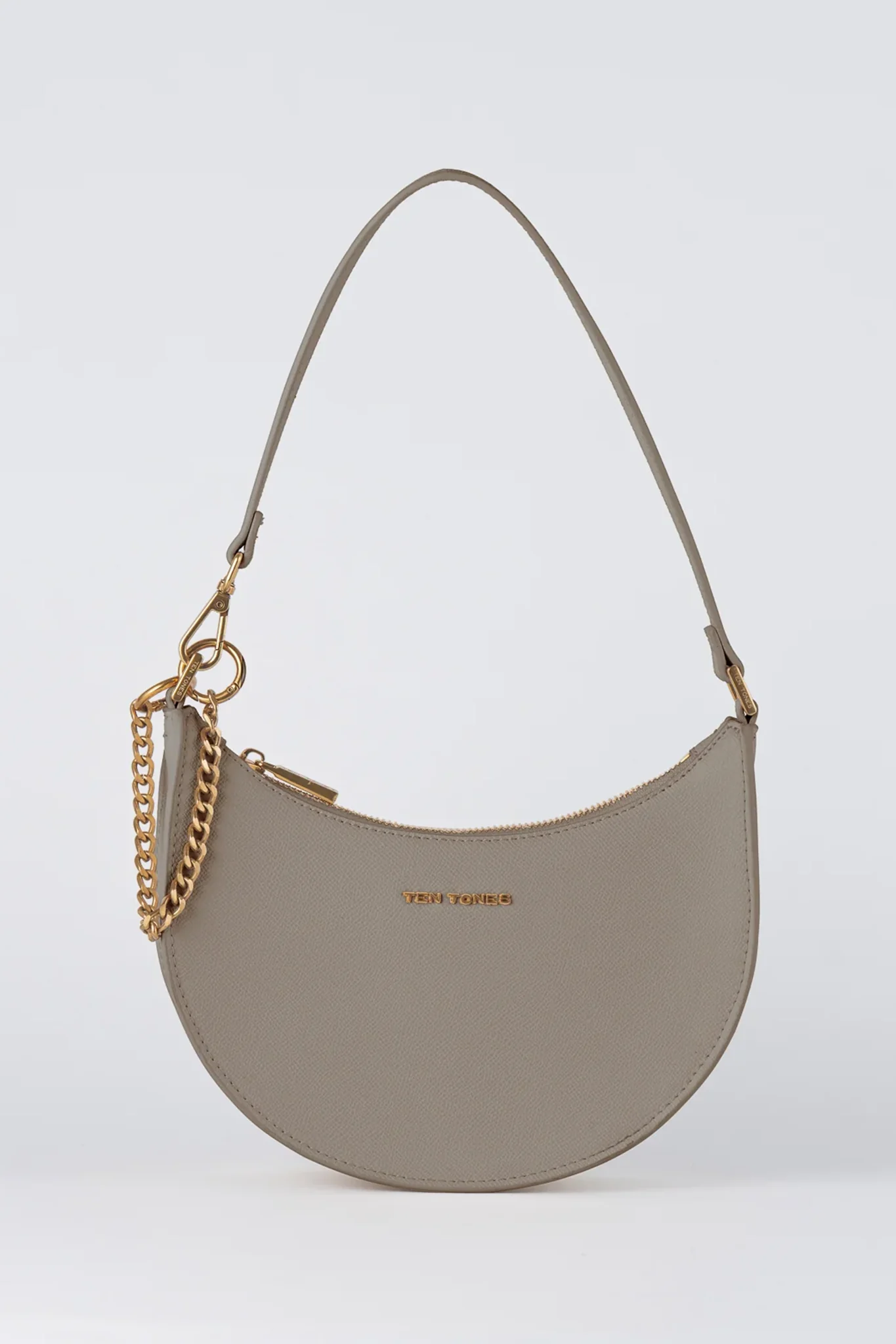 TEN TONES Grayson Moon Bag Beige