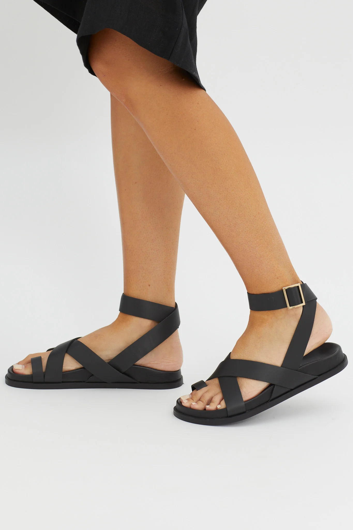 SOL SANA Hitch Footbed Black