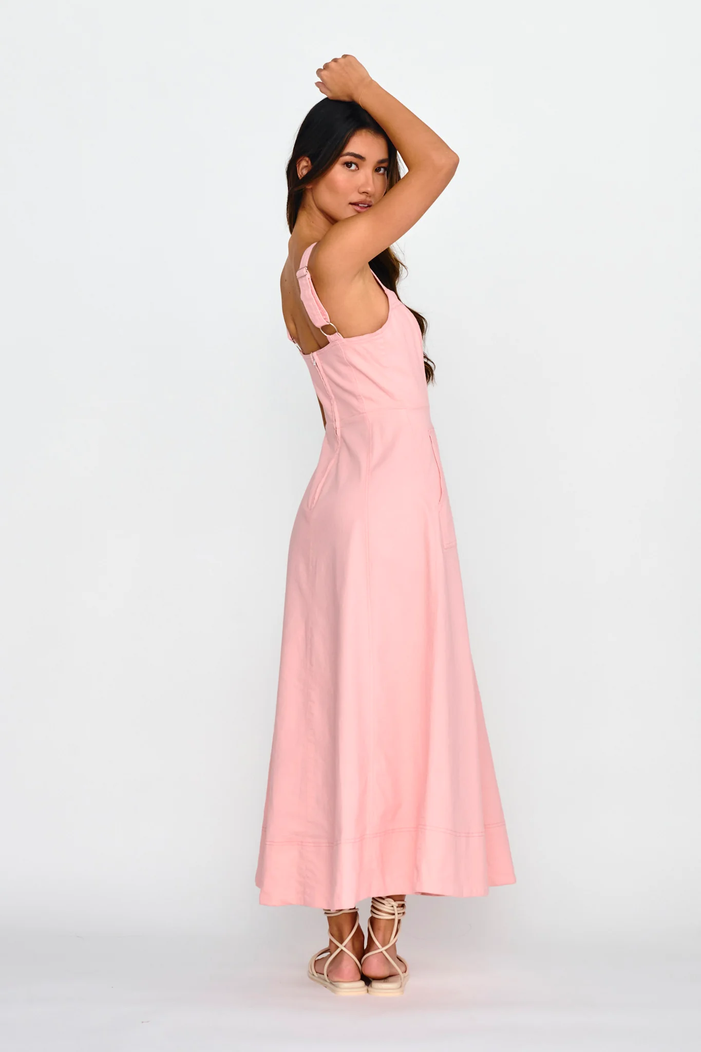 Laureen Pocket Maxi Dress Blush