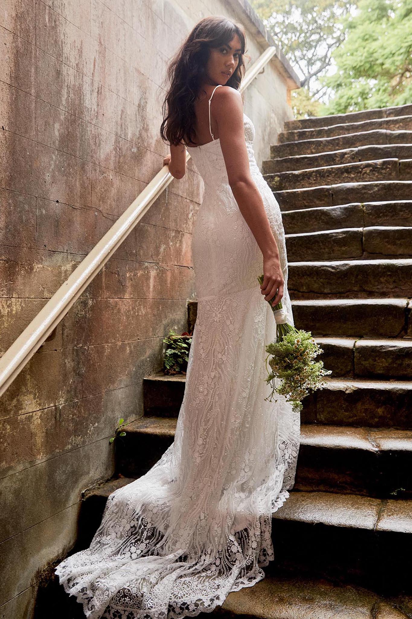 Your Beloved Lace Maxi Dress White