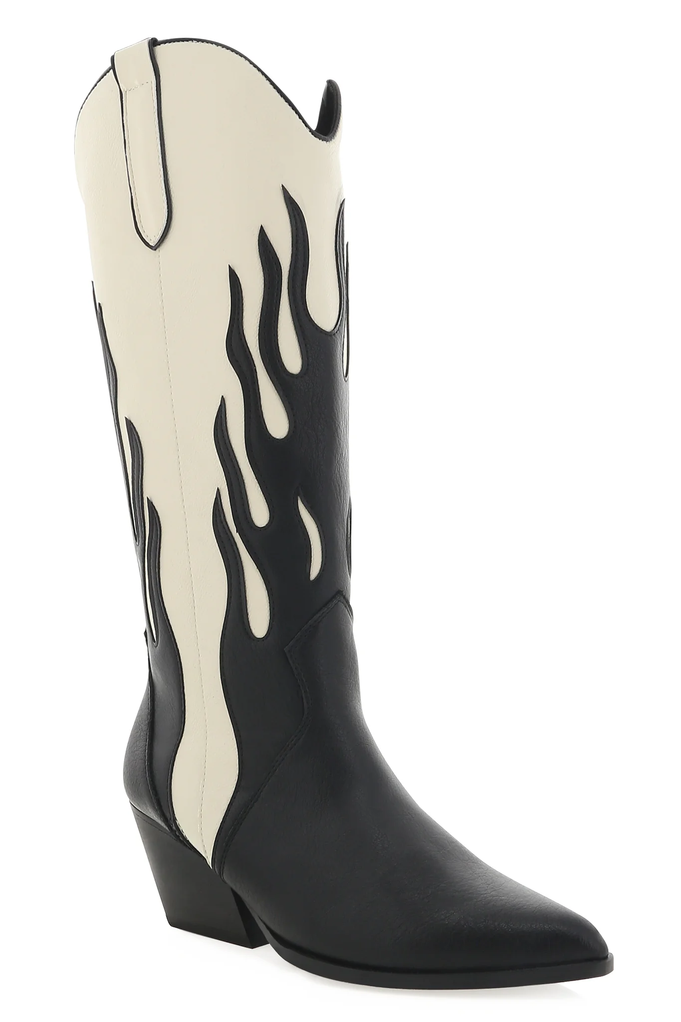 BiLLiNi Zarina Western Boots Black/Ivory