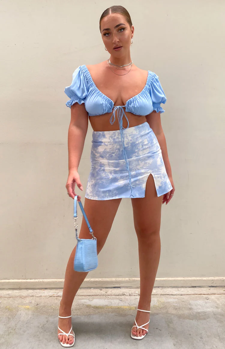 Laura Skirt Tie Dye Denim