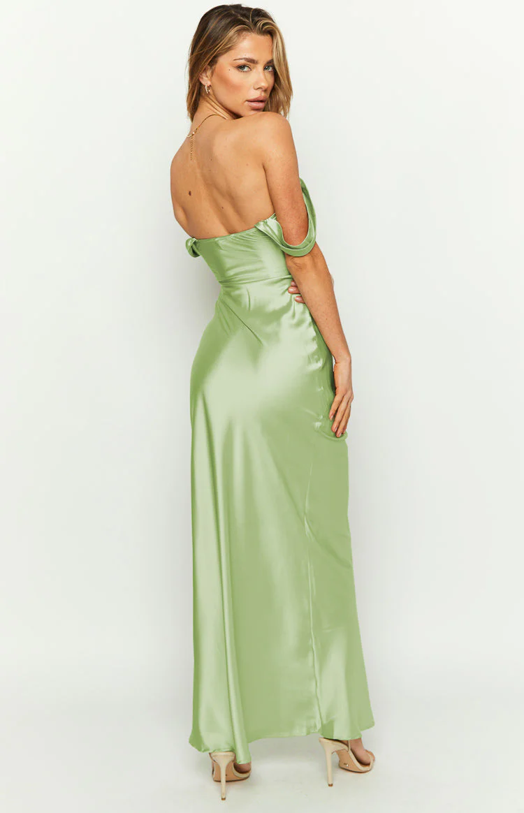 Ella Sage Off Shoulder Formal Maxi Dress