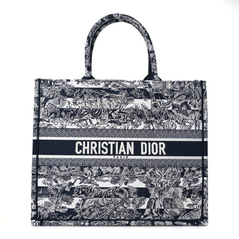 Dior - Medium Dior Book Tote Natural Cannage Raffia (36 x 27.5 x 16.5 cm) - Women