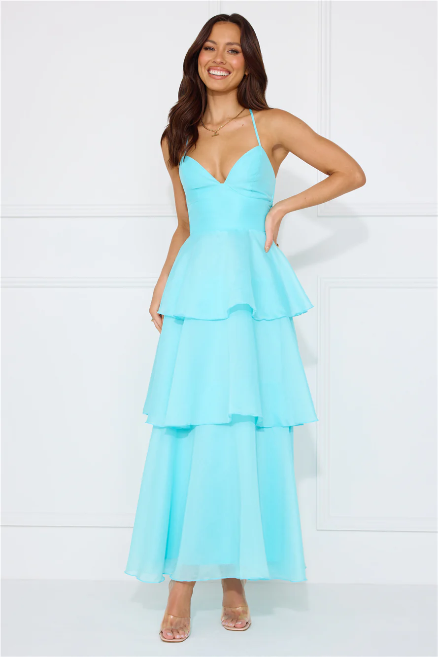 Mysterious Beauty Maxi Dress Mint