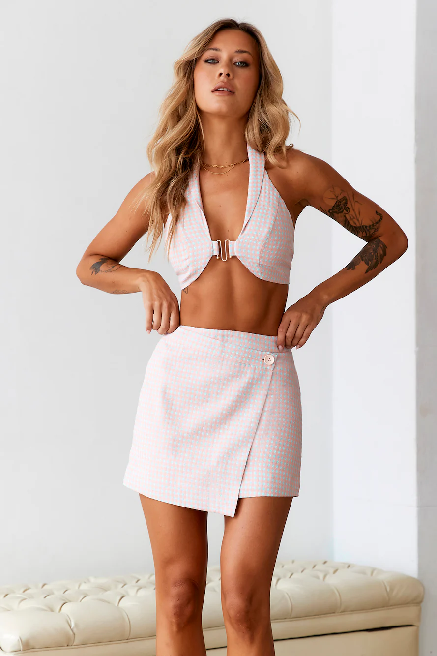 Baby Doll Mini Skirt Pink