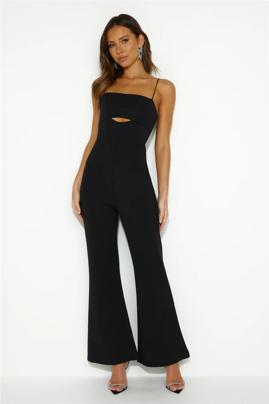 Main Girl's Here Jumpsuit Black