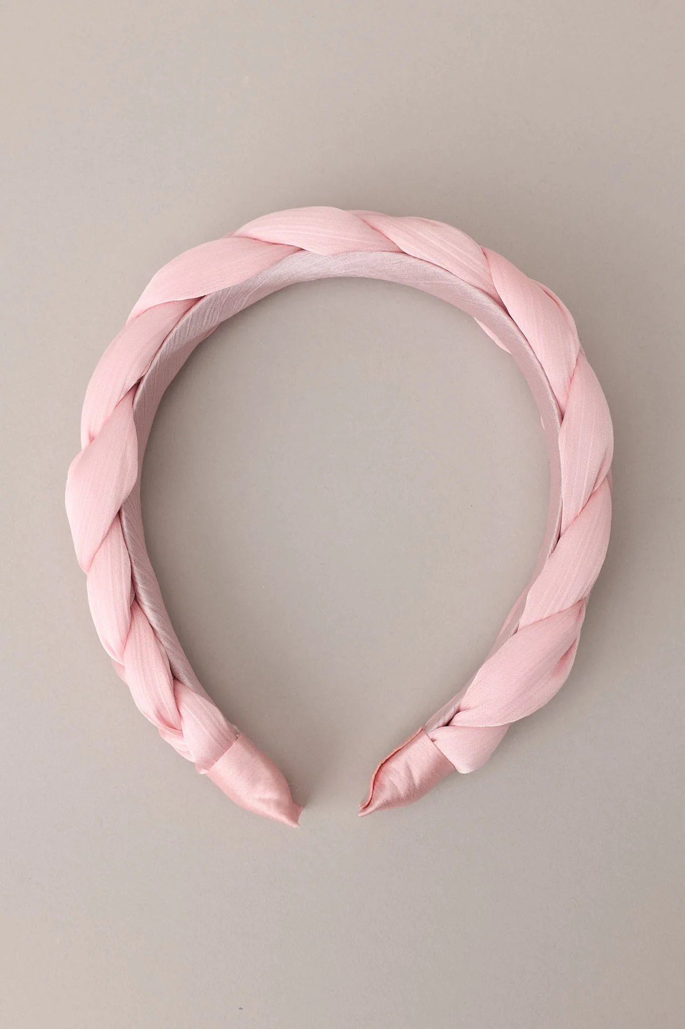 Moments of Me Light Pink Braided Headband