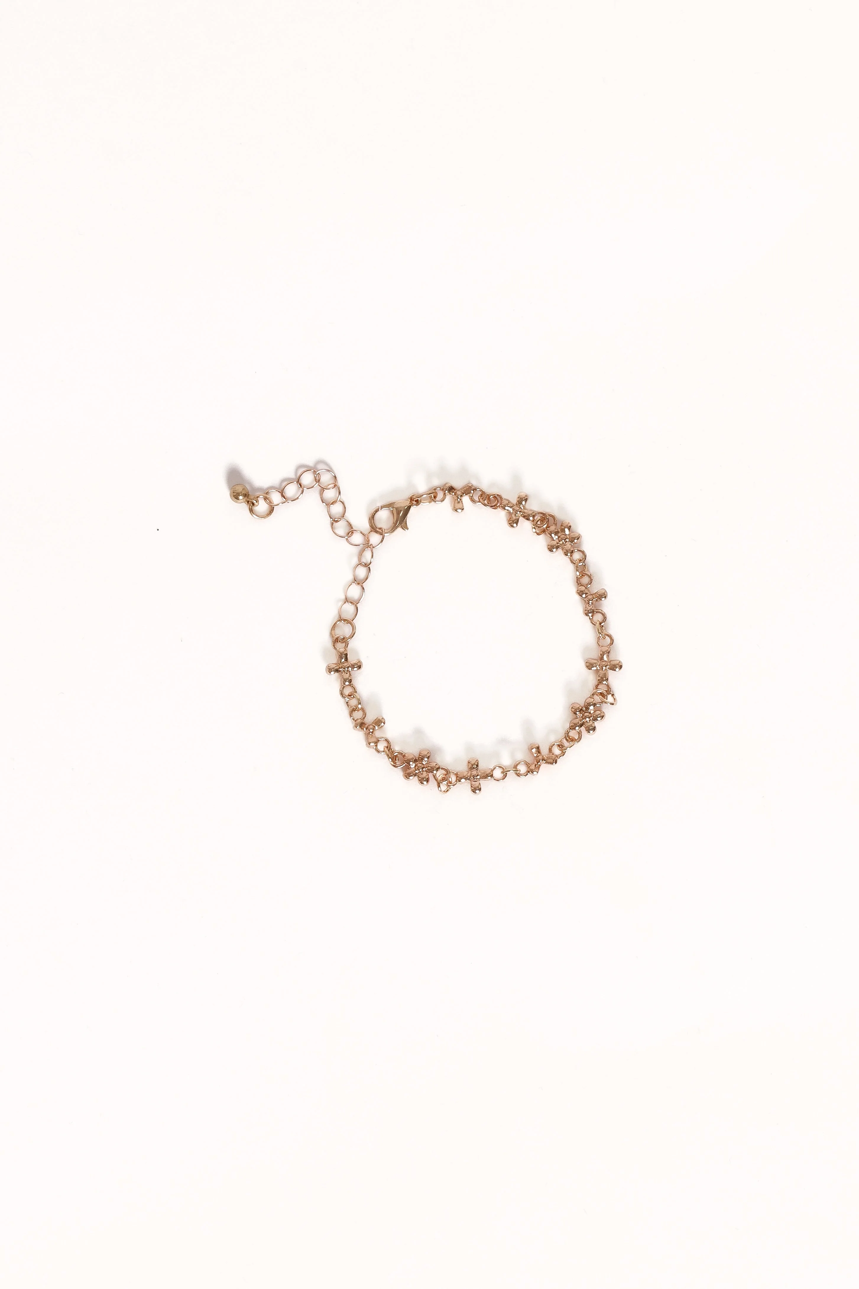 Hannah Flower Bracelet - Gold