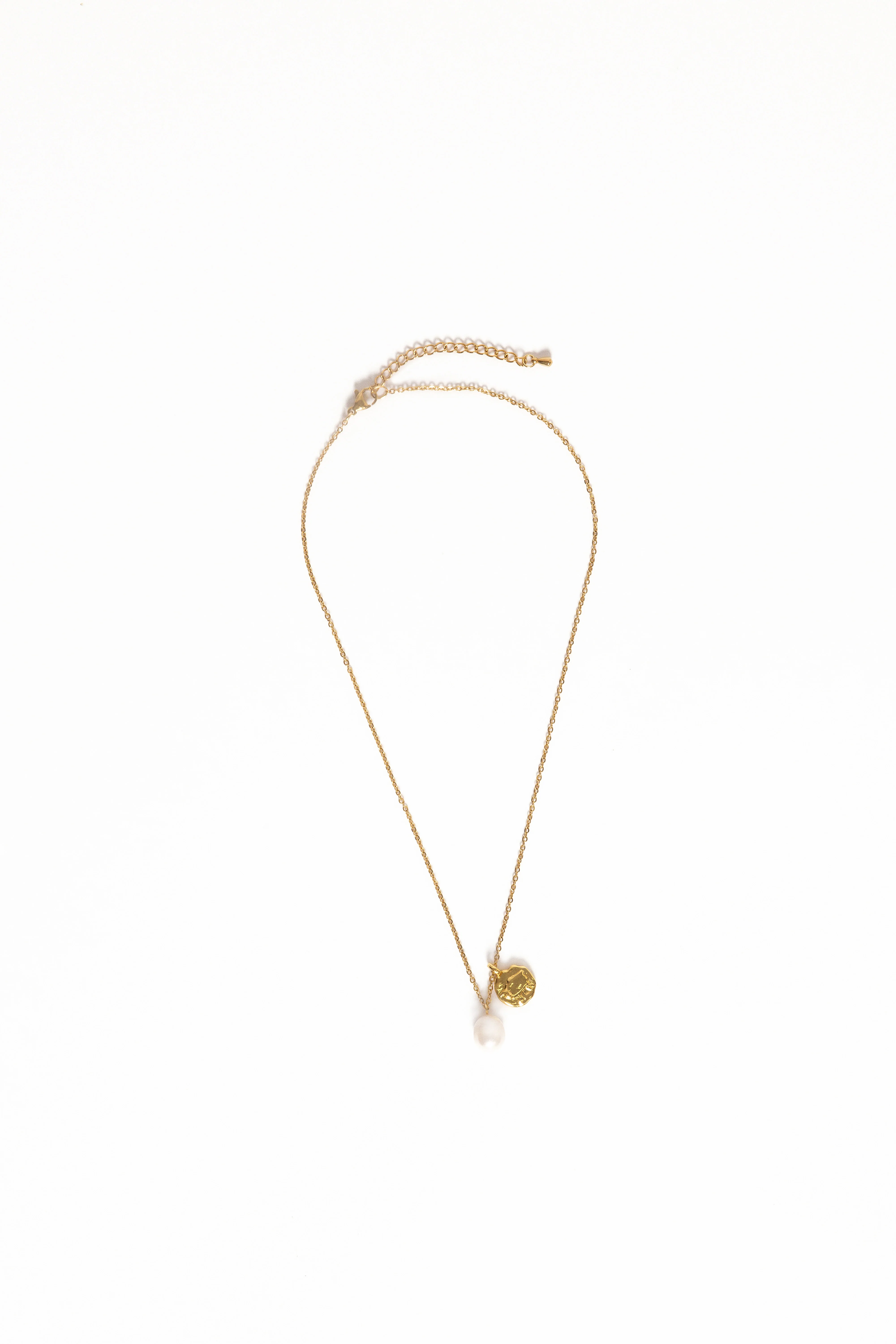 Lavinia Necklace - Gold/Pearl