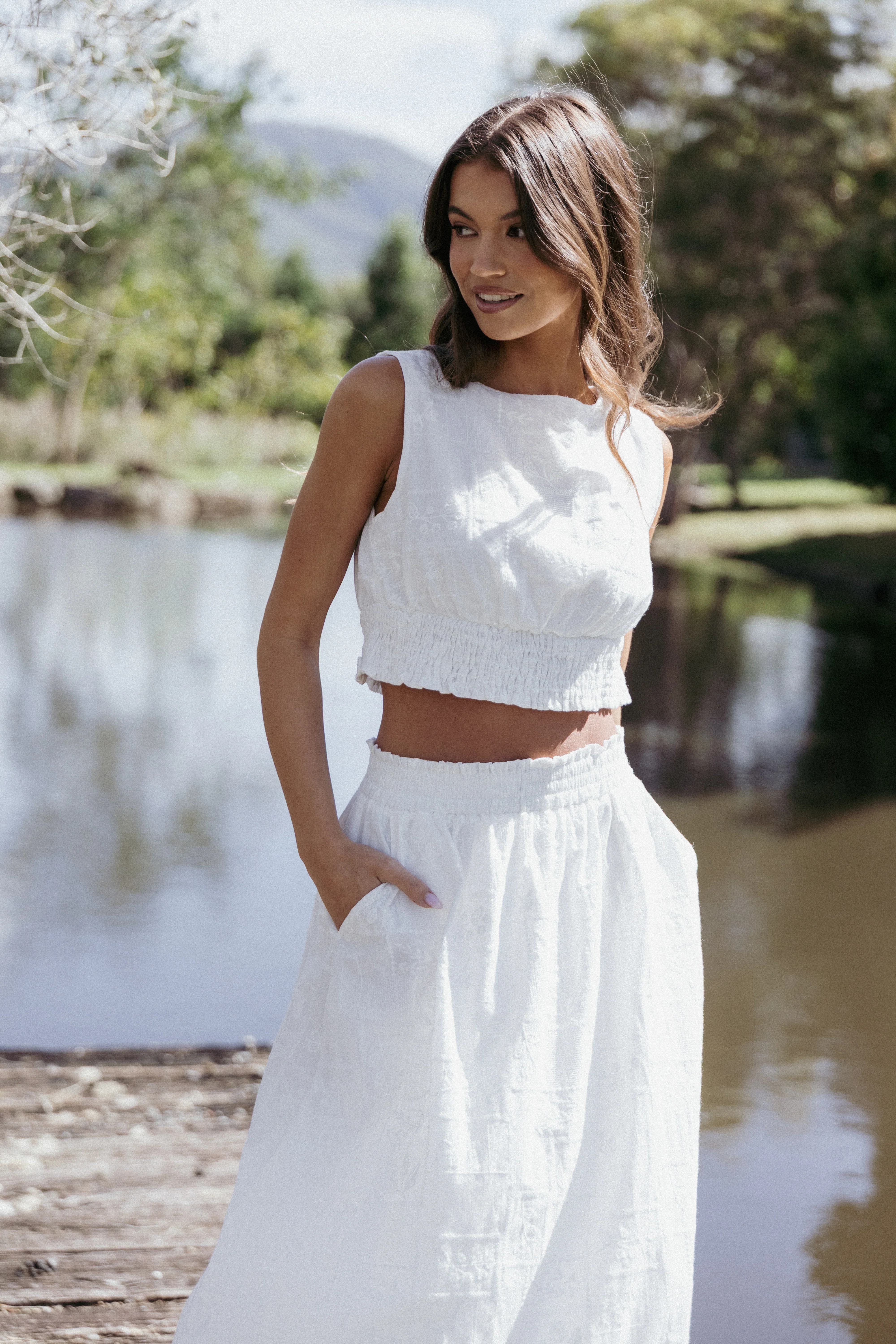 Kimora Top - White