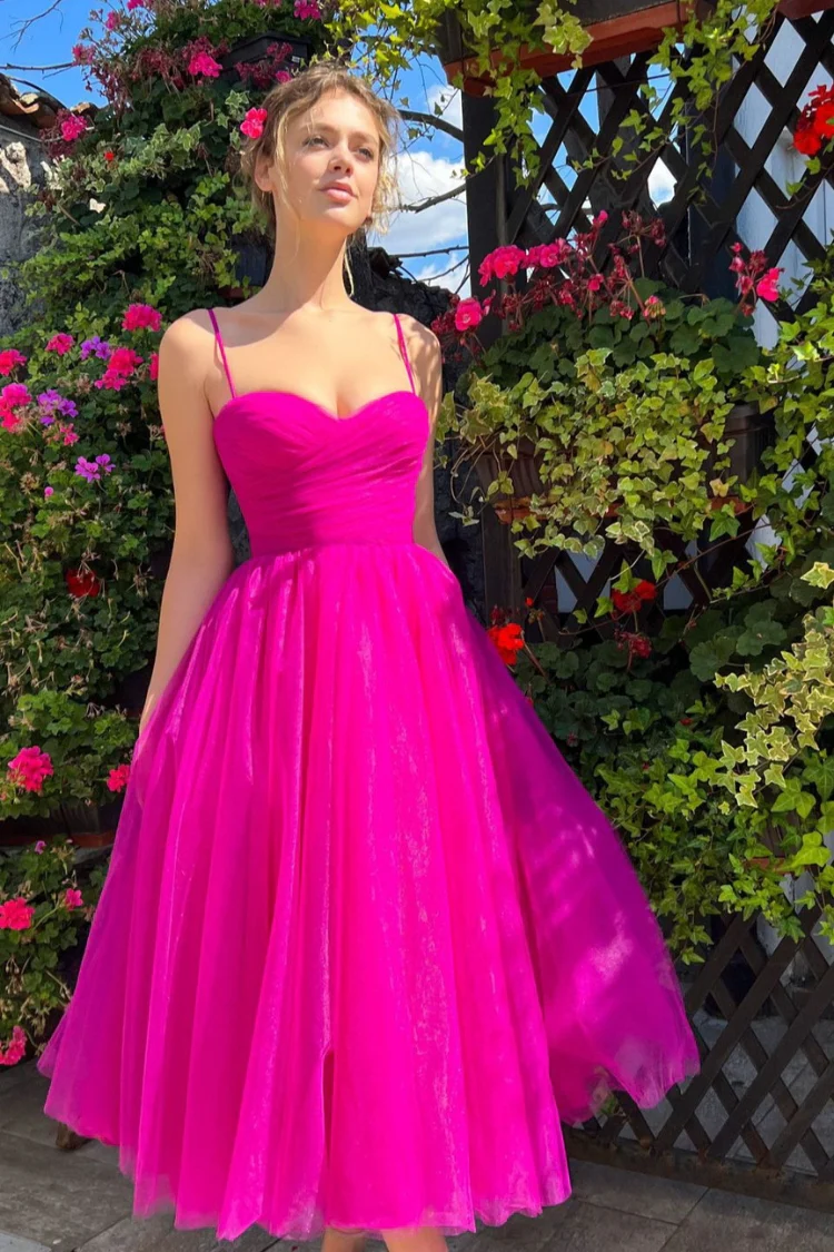 Bow Mesh Midi Dress