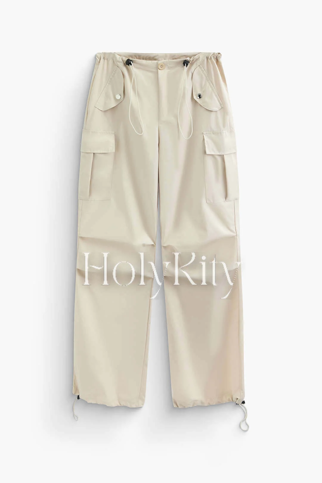 Drawstring Cargo Pants
