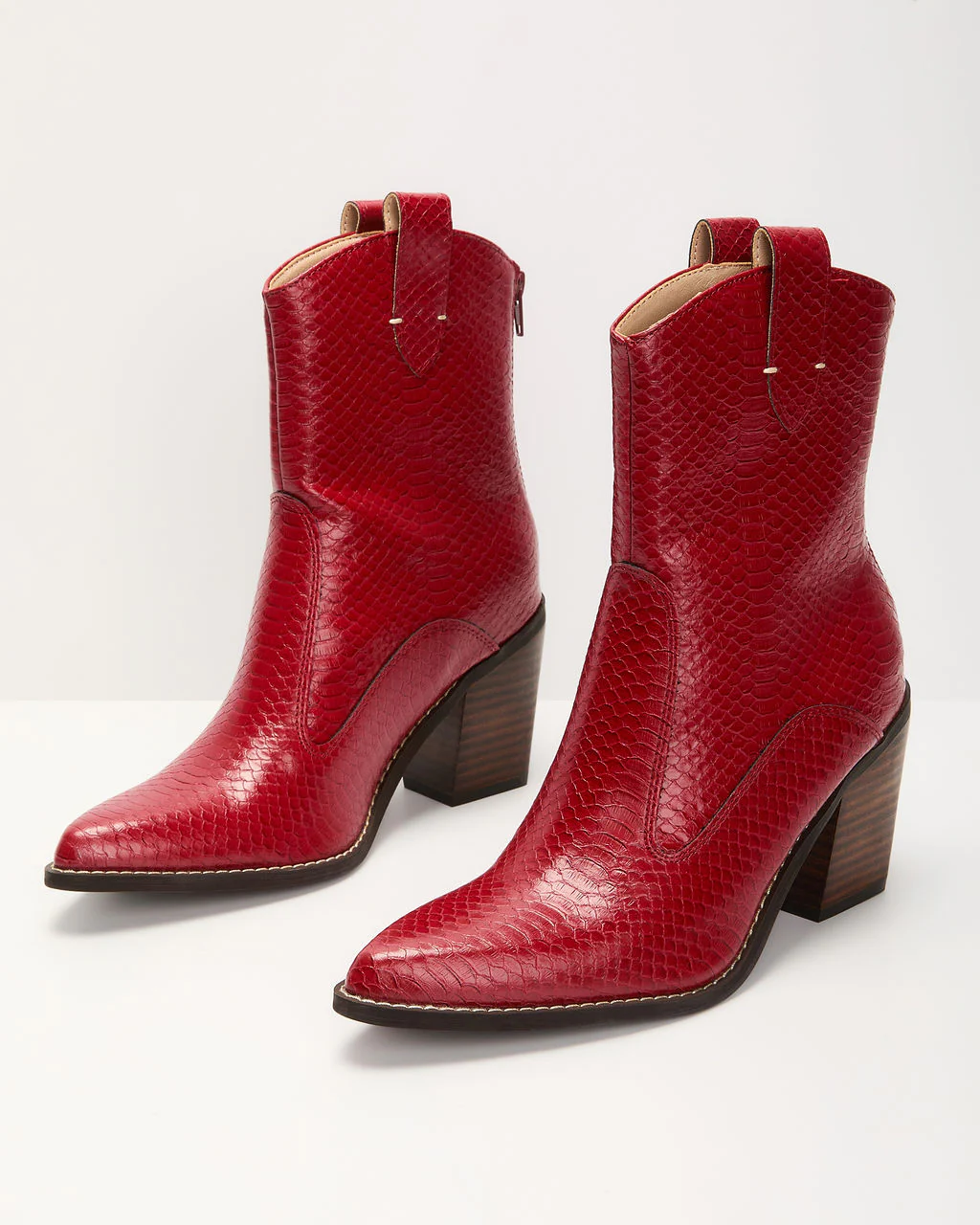 Moonlight Stroll Western Leather Bootie