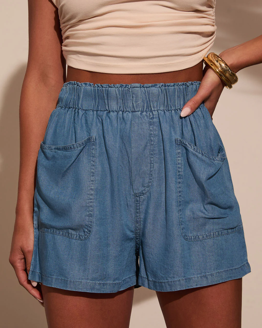 Florida High Rise Pocketed Shorts