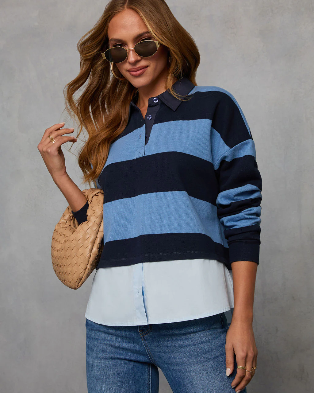 Classic Vibes Twofer Popover Polo Shirt