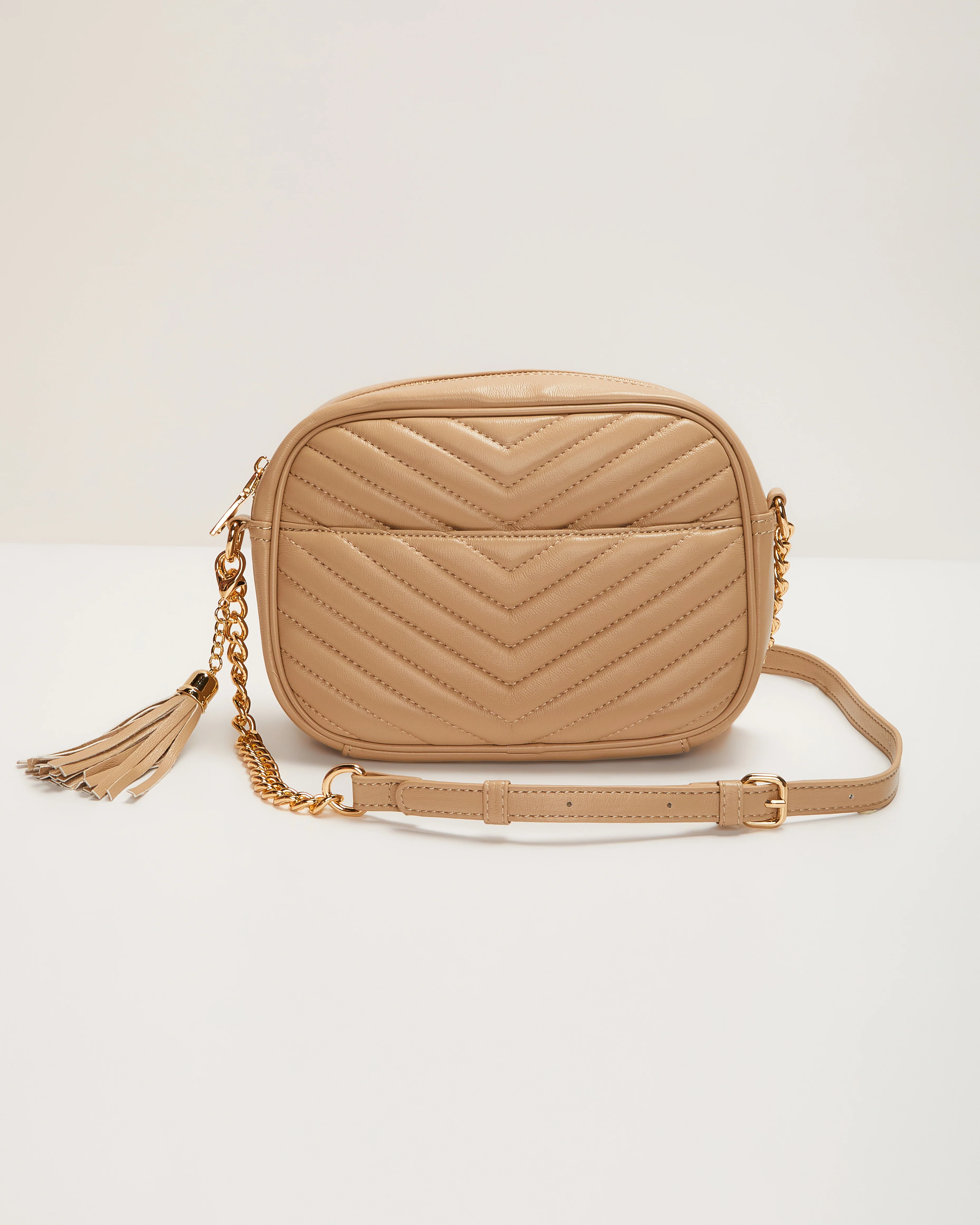 Marceli Chevron Crossbody Camera Bag