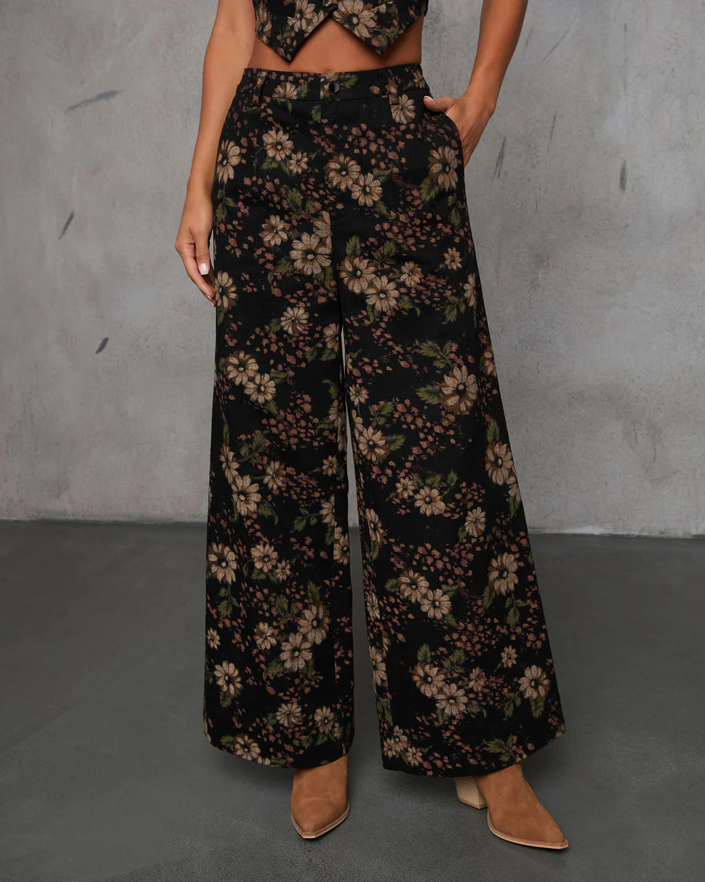 Sayja Floral Wide Leg Trouser