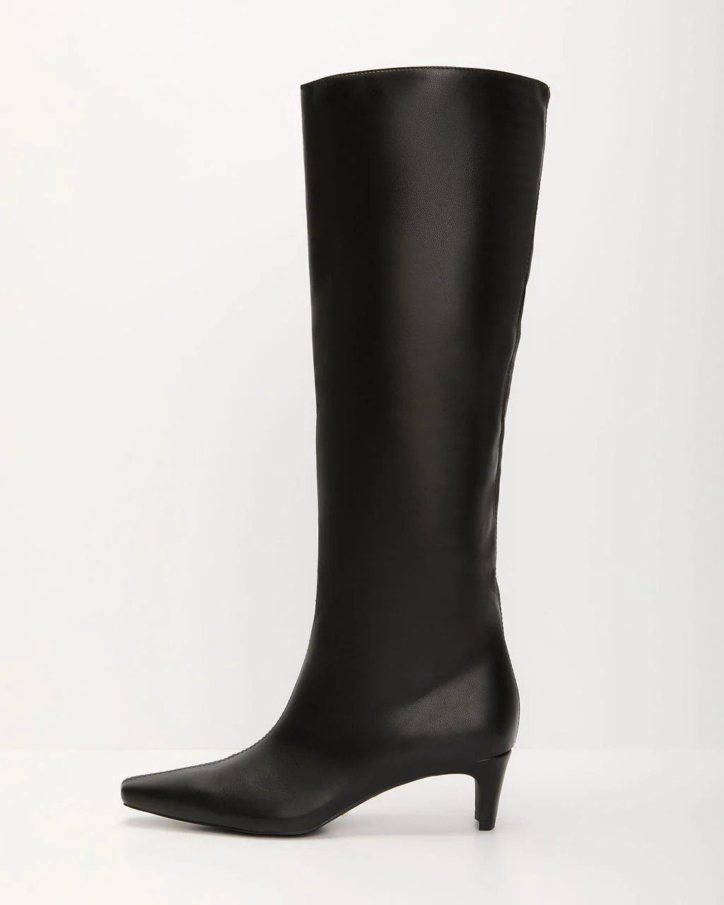 Divya Kitten Heel Knee High Boots