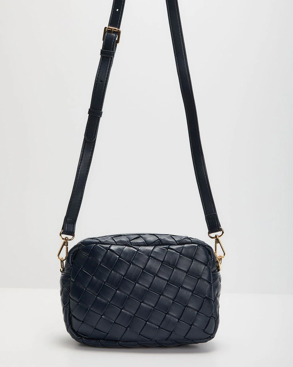 Northie Woven Leather Crossbody Bag