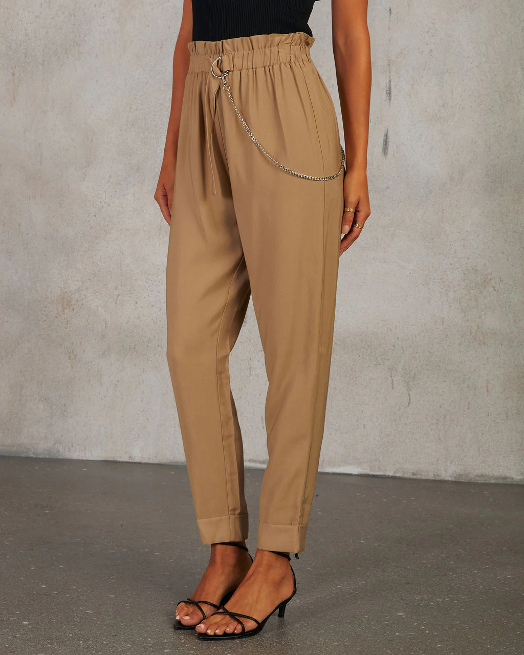 Double Take High Rise Cropped Trouser