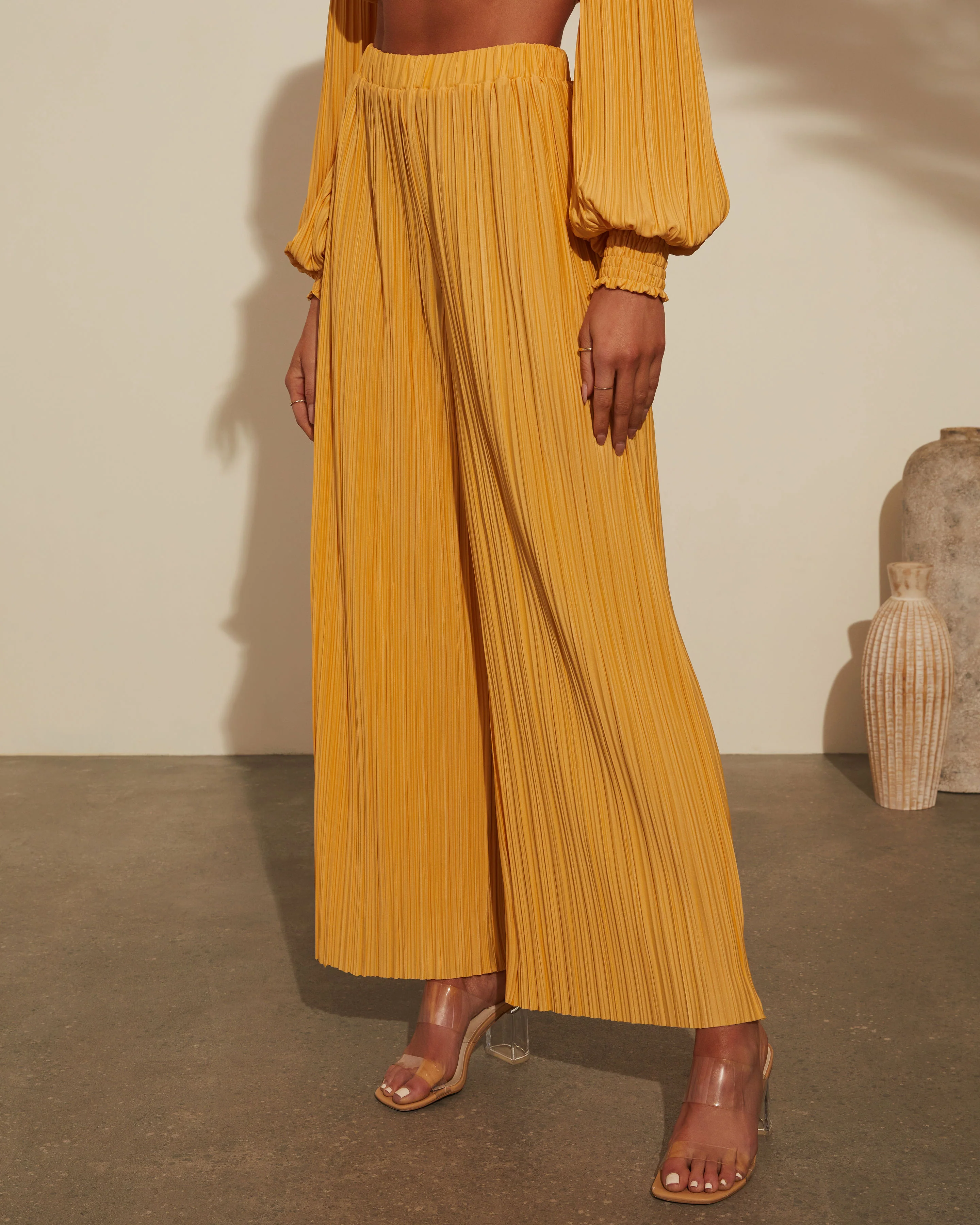 Ray Of Sunshine High Rise Trousers