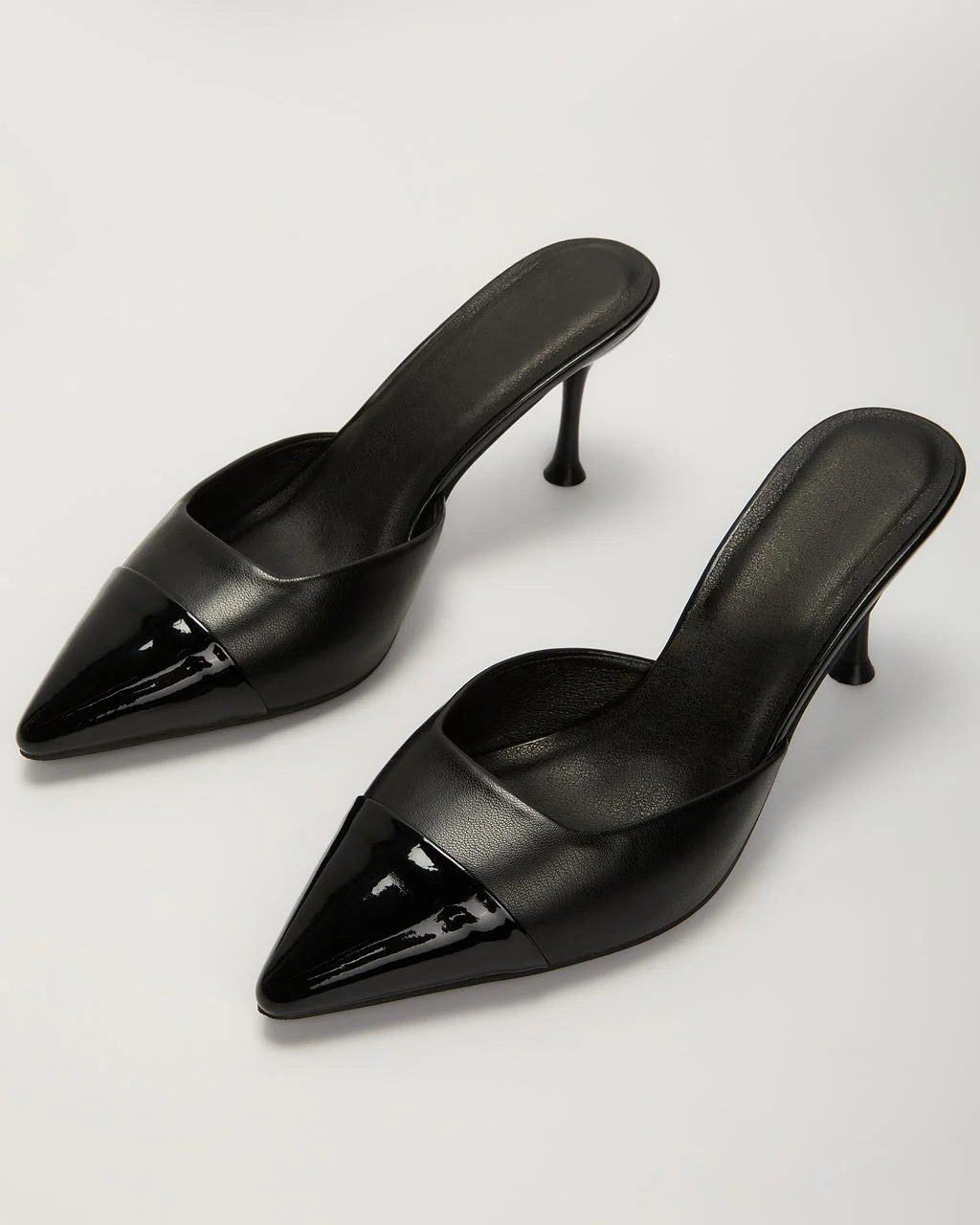 Love Affair Two Tone Pointed Toe Mule