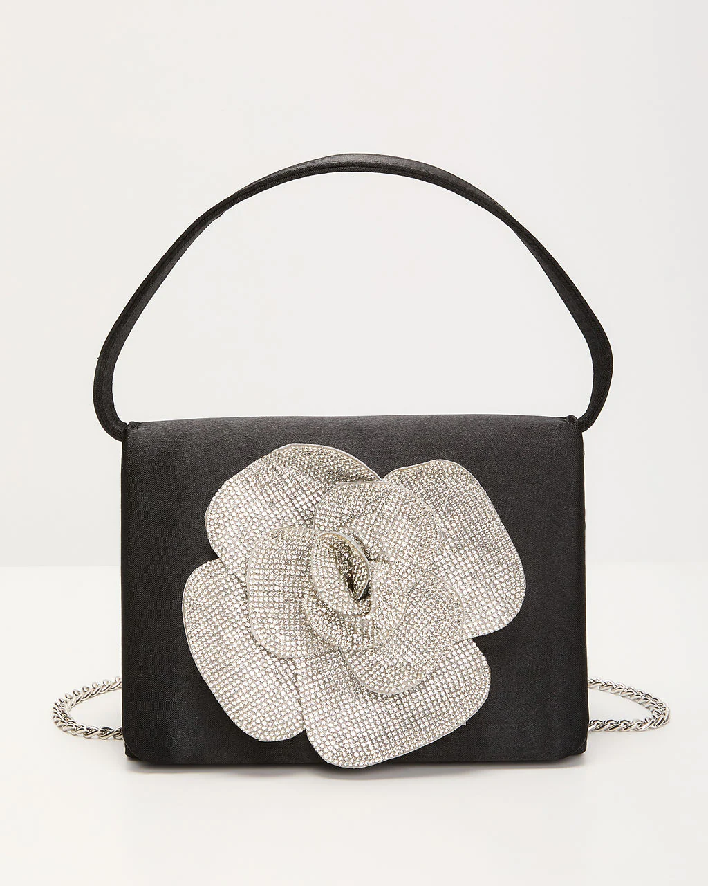 Yours Only Embellished Floral Handbag