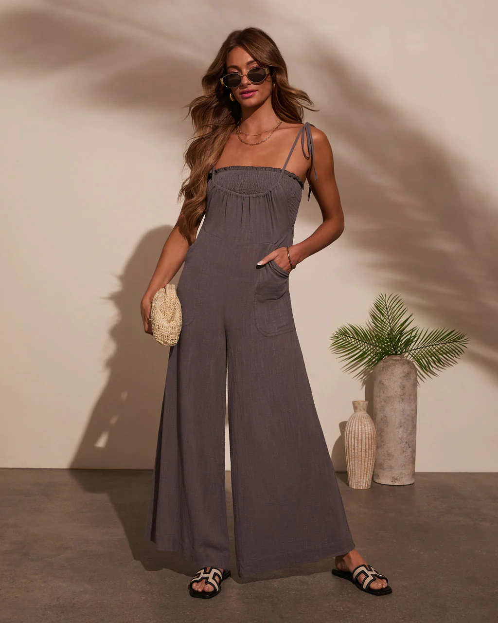 Paradise Pause Smocked Bust Jumpsuit