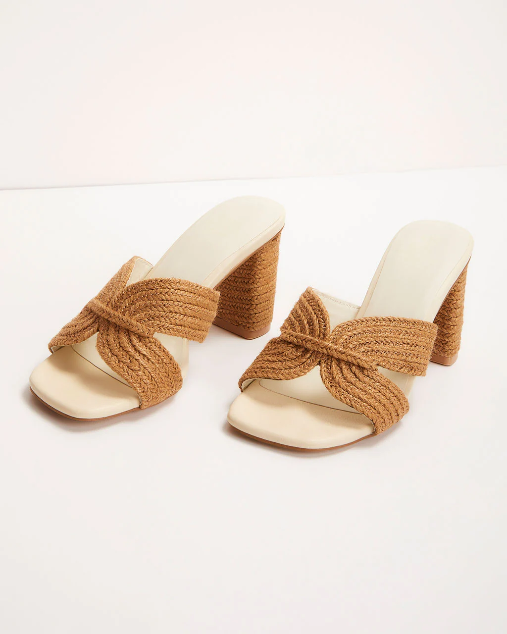 Vacation Ready Raffia Heeled Sandal