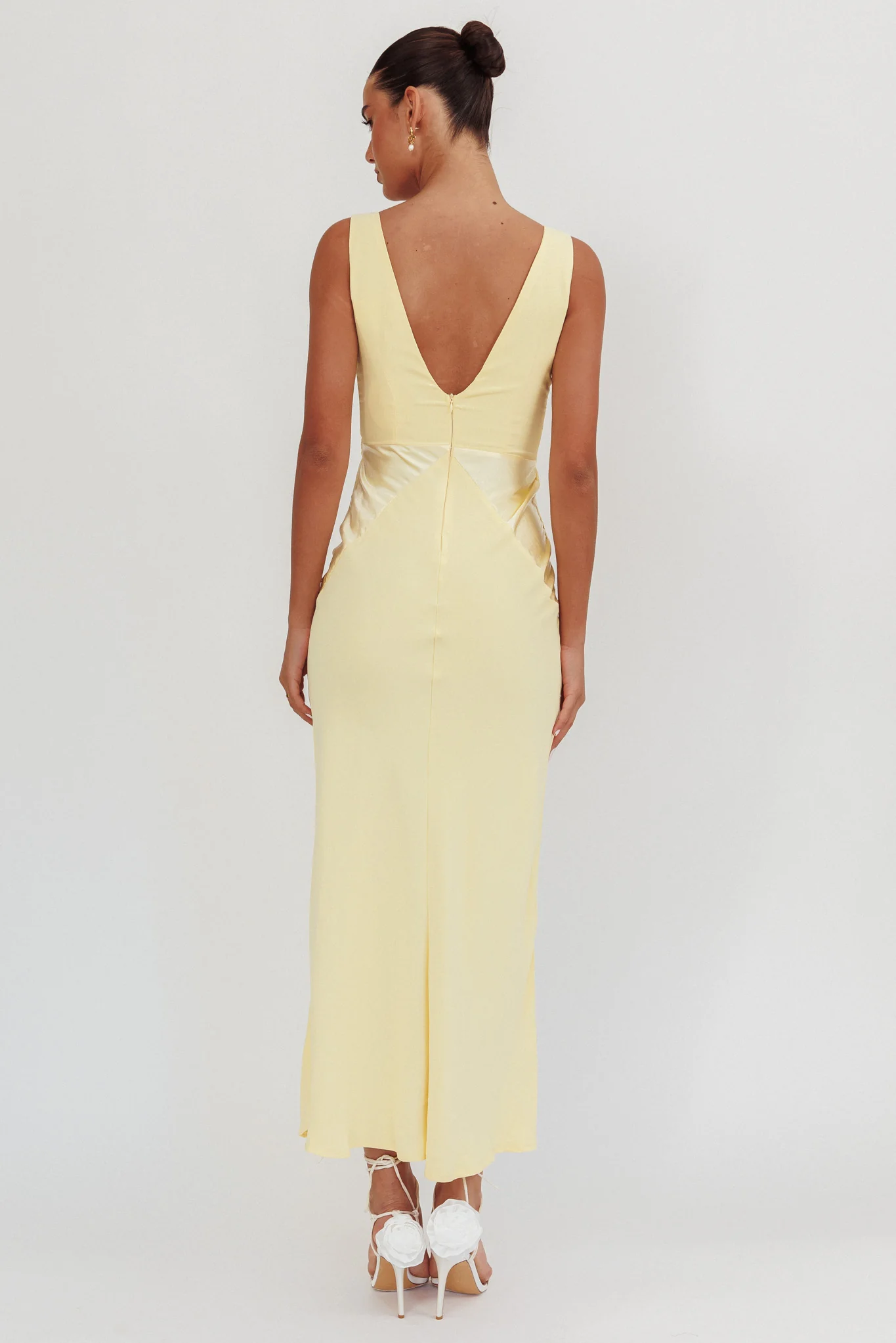 Soul Fire V-Neck Maxi Dress Butter