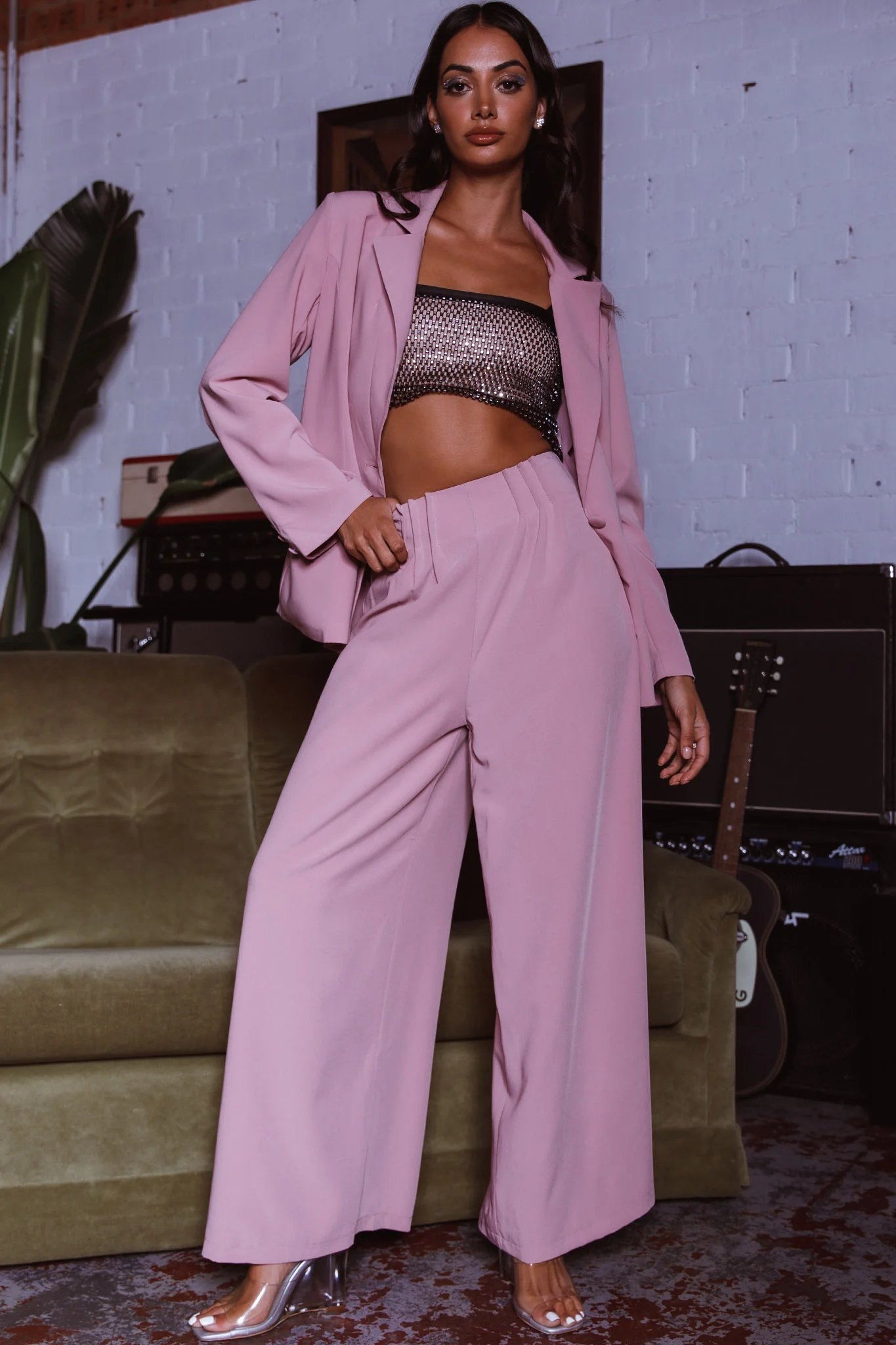 Vous Etes Belle Blazer Blush