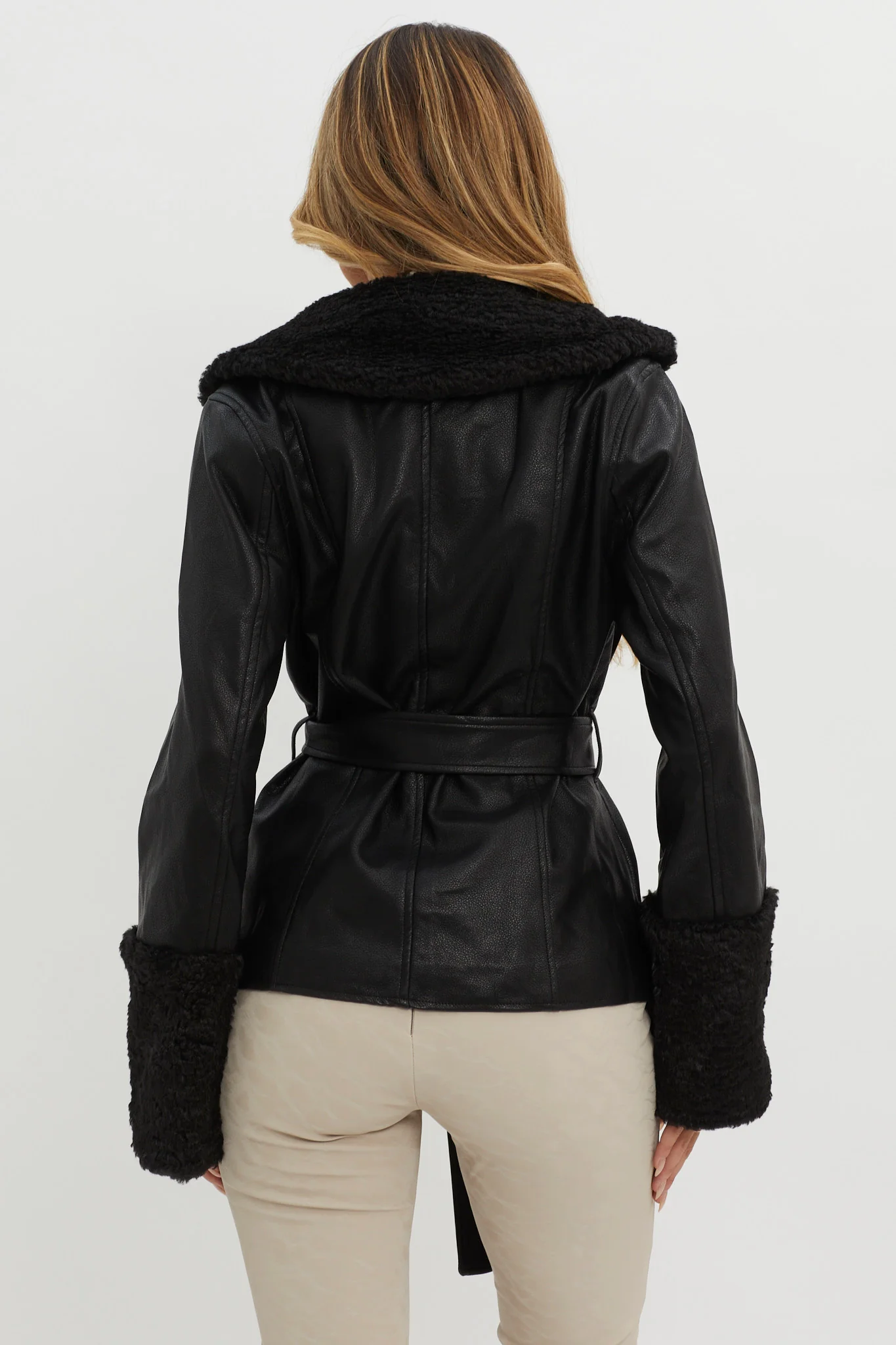 Fireside Teddy Lapel Jacket Black