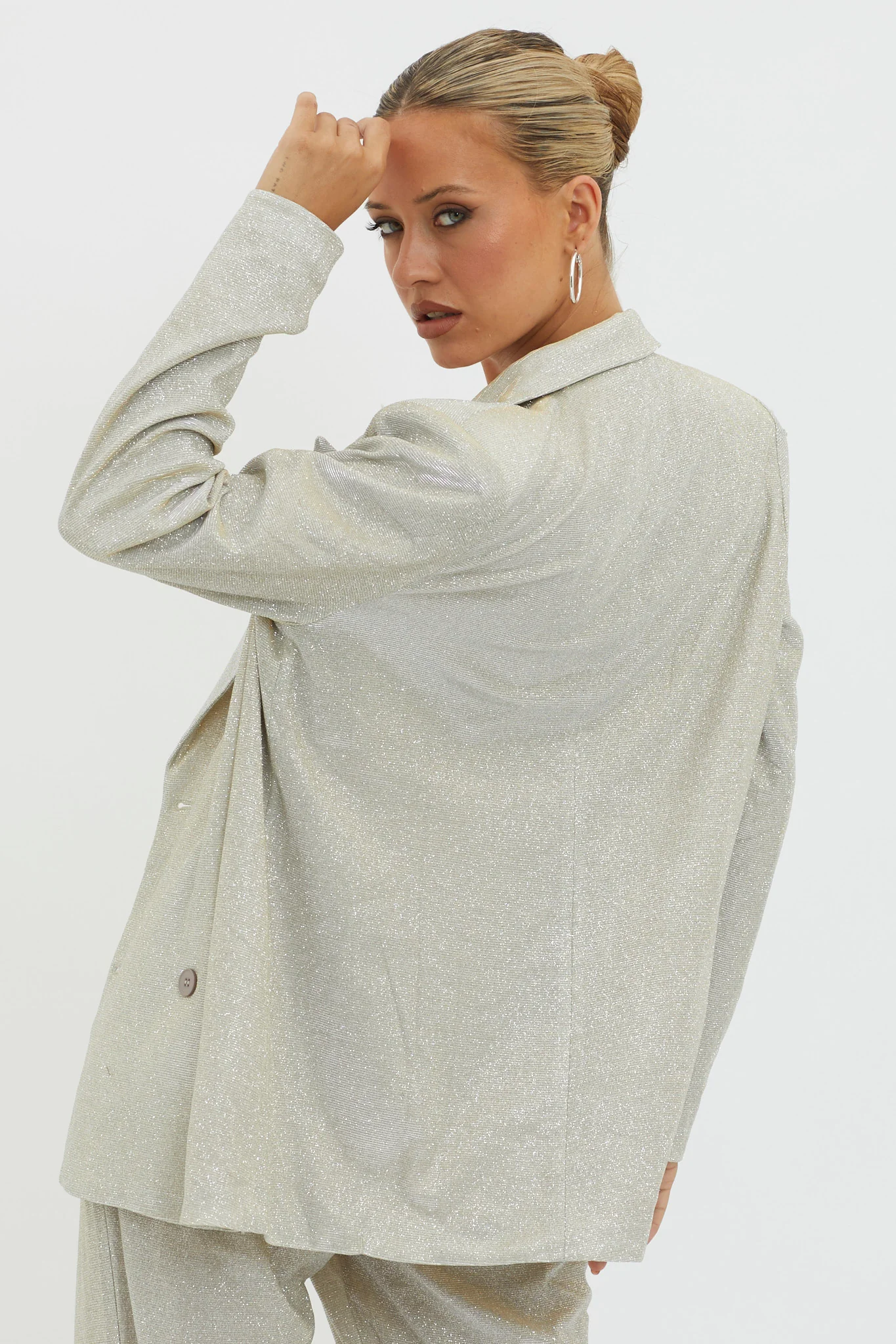 Joyeux Notch Lapel Jacket Champagne