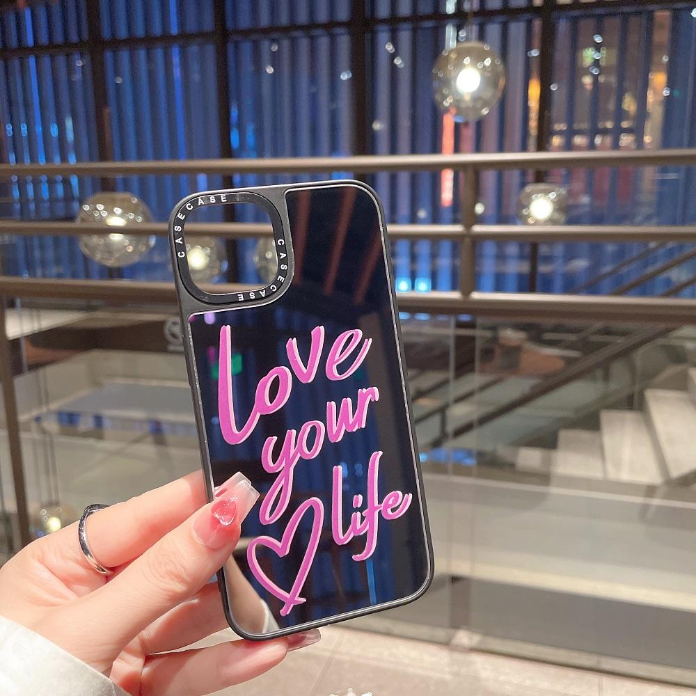 Love Your Life Mirror iPhone Case