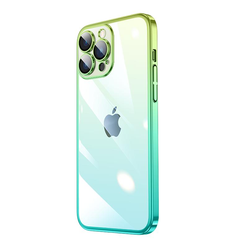 High Transparency Faded Color iPhone Case With Camera Protector