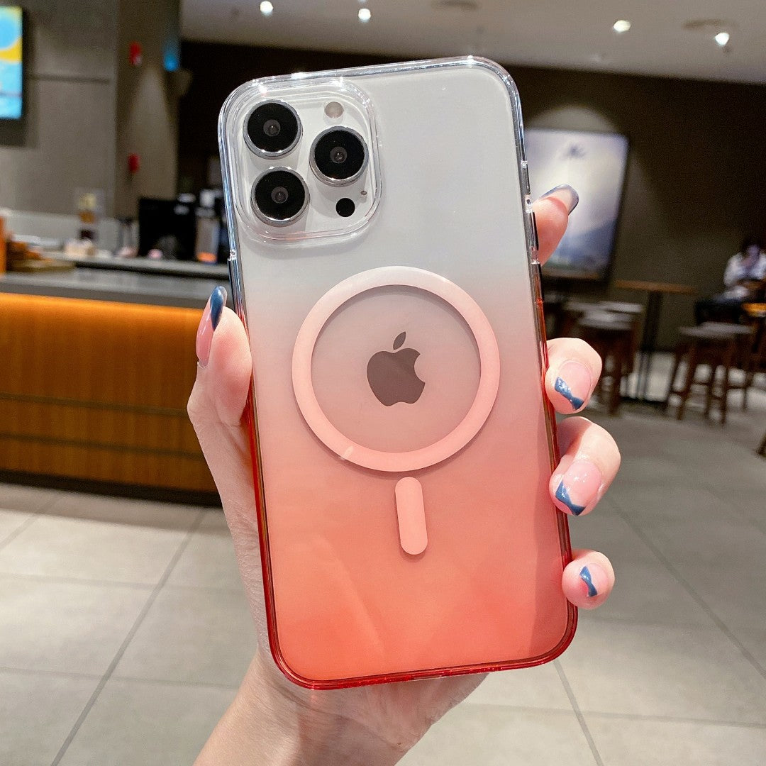 Simple Faded Color Magsafing iPhone Case