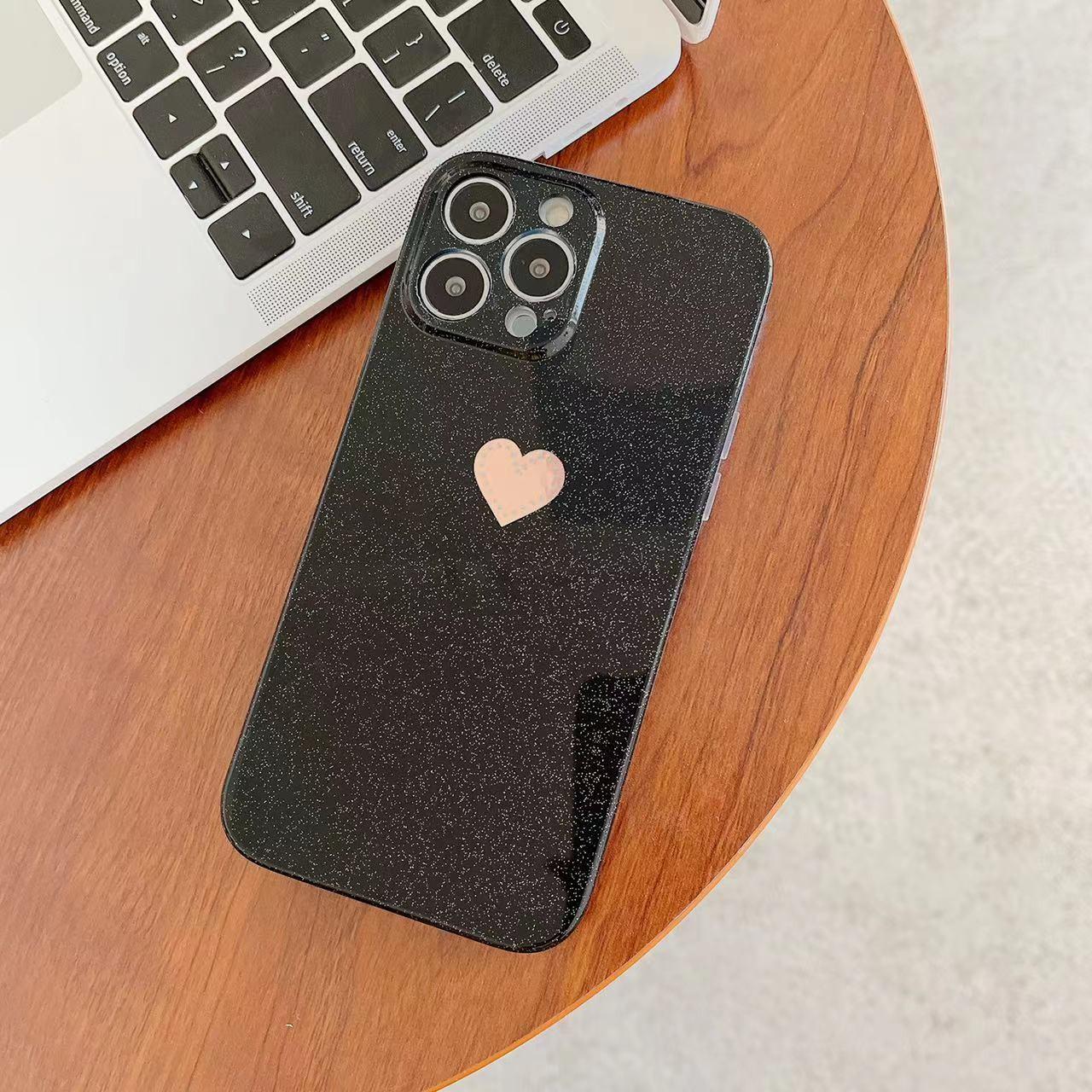 Bling Bling In The Dark Love iPhone Case