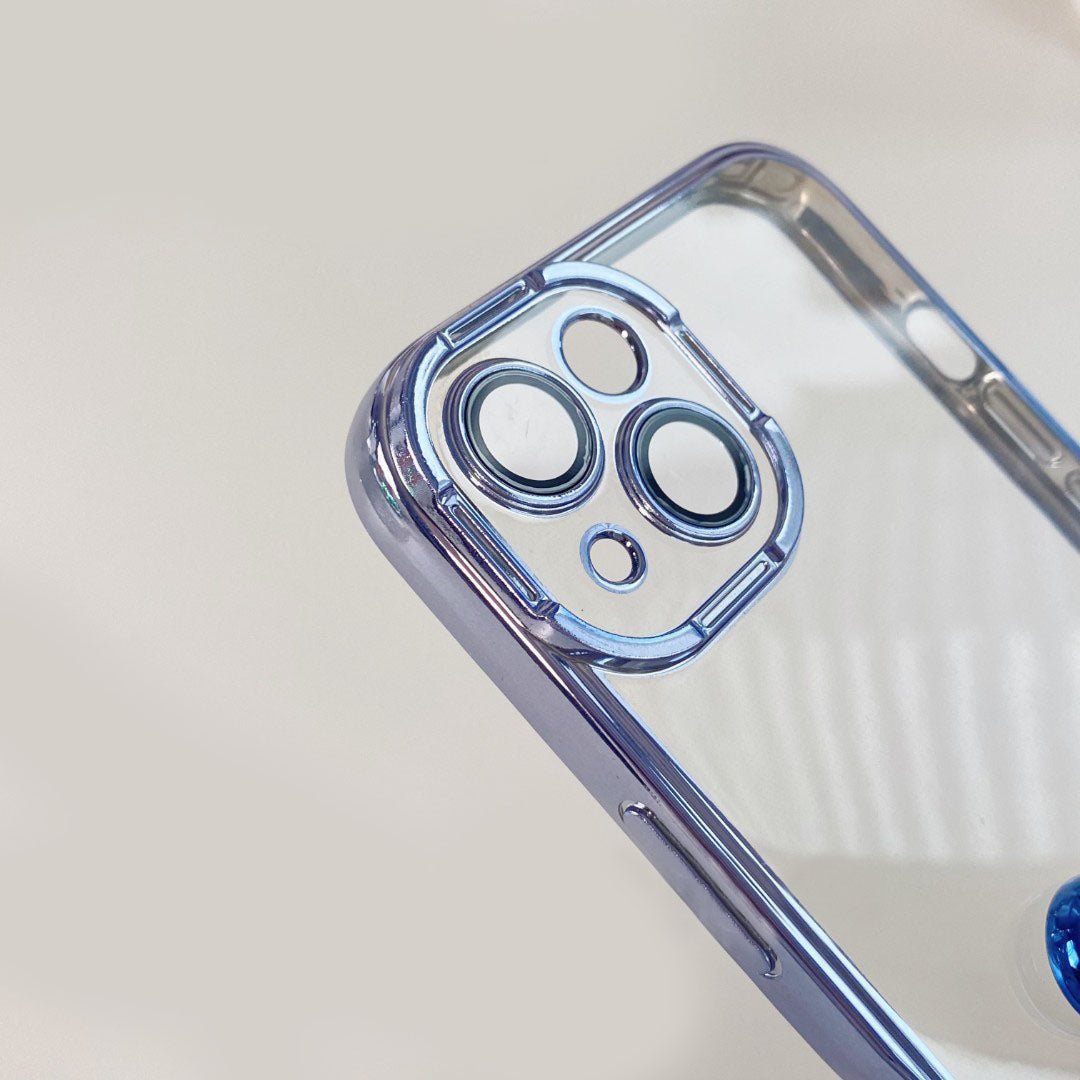 Cute Bear Kickstand iPhone Case With Camera Protector
