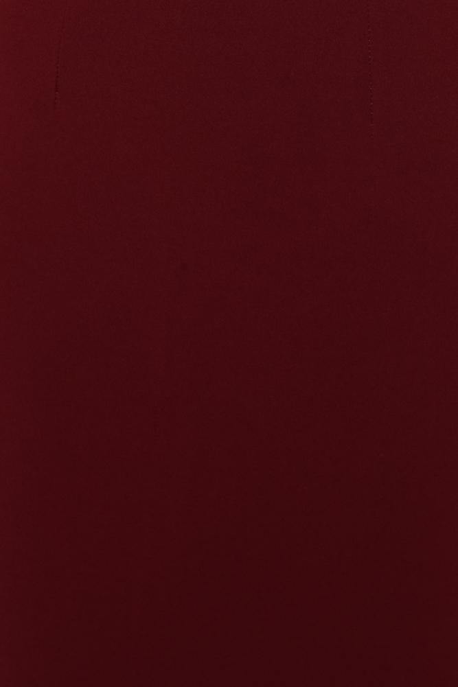 Reptilia Midi Dress Burgundy