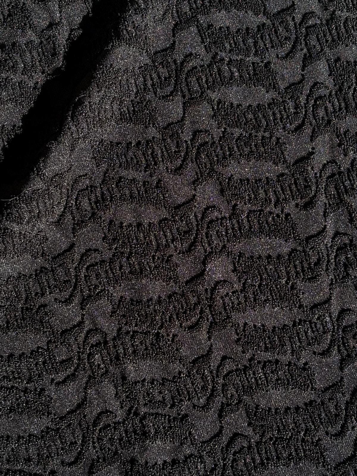 PALOMA BIKINI BOTTOM BLACK TOWELLING