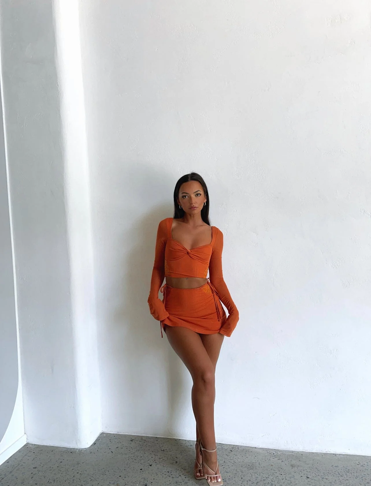 ROWAN MINI SKIRT ORANGE